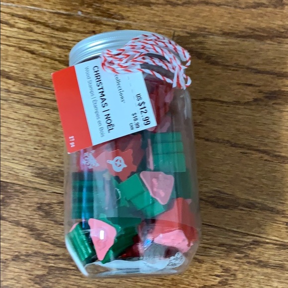 Last call! Recollections Christmas Wood stamps - Picture 2 of 4